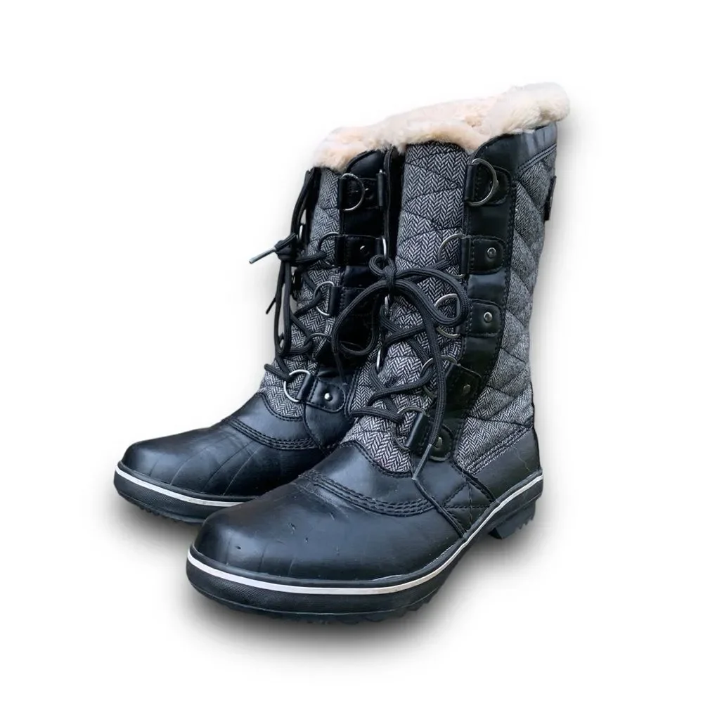 Jambu Lorna Duck Insulated Winter Boots Vegan Water Resistant Women’s Size 7